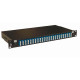 Tiroir optique 19'' avec 24 LC quad monomode bleu/ kit management