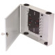 Boîtiers FTTx PBO 12 ports pour traversées de cloisons SC simplex / LC duplex