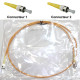 JARRETIERE OS1/2 9/125 SIMPLEX ST/ST 1M