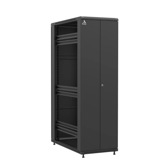 Baie en kit Ligne 1200 42U 600x1200mm, porte avant : Double Pleine, porte arrière : Simple Pleine, sans panneaux latéraux main product photo