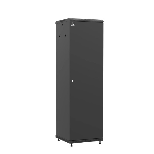 Baie en kit Ligne 1200 42U 600x600mm, porte avant : Simple Pleine, porte arrière : Sans Porte, avec panneaux latéraux main product photo