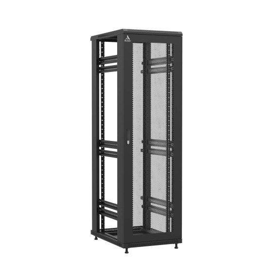 Baie en kit Ligne 1200 42U 600x800mm, porte avant : Simple Nid d'Abeille, porte arrière : Sans Porte, sans panneaux latéraux main product photo