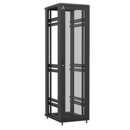 Baie en kit Ligne 1200 47U 600x800mm, porte avant : Simple Nid d'Abeille, porte arrière : Sans Porte, sans panneaux latéraux main product photo