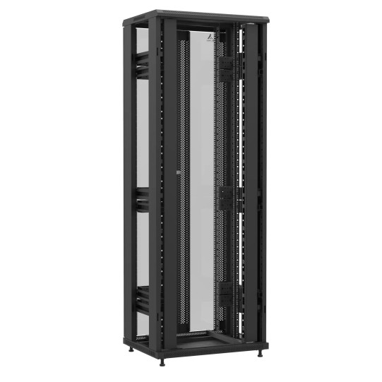 Baie montée Ligne 1200 47U 800x600mm, porte avant : Sans Porte, porte arrière : Double Verre, sans panneaux latéraux main product photo