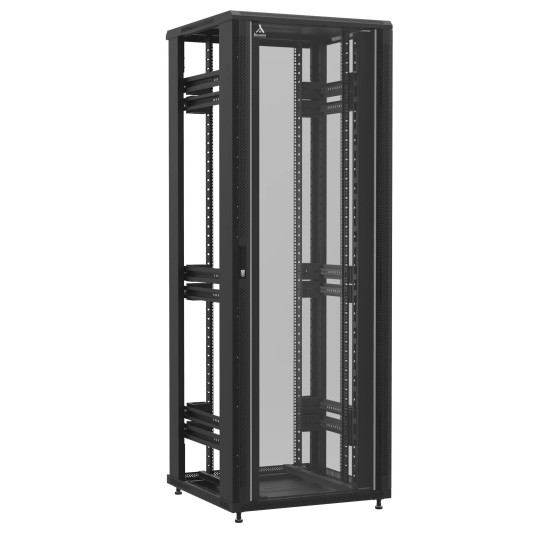 Baie montée Ligne 1200 47U 800x800mm, porte avant : Simple Verre, porte arrière : Sans Porte, sans panneaux latéraux main product photo