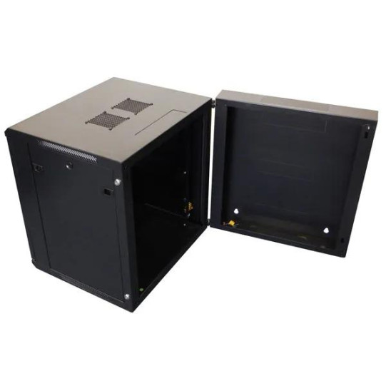 Coffret mural 15U pivotant monté, Porte pleine, 600X600 LxPxH (mm) main product photo