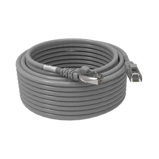 Cordon RJ45 cat7 SFTP 100 Ohms LSOH surmoulé gris 10m main product photo