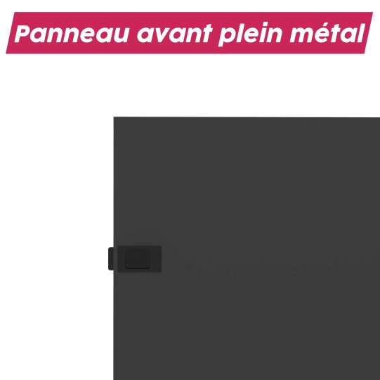 Baie de brassage 31U 600x800x1585mm (LxPxH) 500kg, Porte avant panneau plein / Sans porte arrière, Sans panneaux latéraux