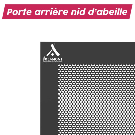 Baie de brassage 31U 600x800x1585mm (LxPxH) 500kg, Sans porte avant / Porte arrière nid d'abeille
