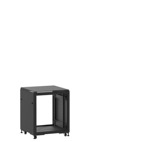 En kit - Mini baie de brassage 12U 600x600x740mm (LxPxH) 500kg, Sans porte avant et arrière main product photo