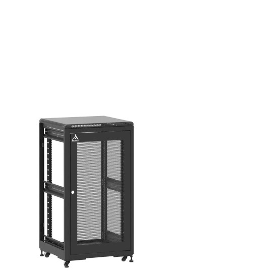 En kit - Baie de brassage 21U 600x600x1141mm (LxPxH) 500kg, Porte avant nid d'abeille / Sans porte arrière, Sans panneaux latéraux main product photo