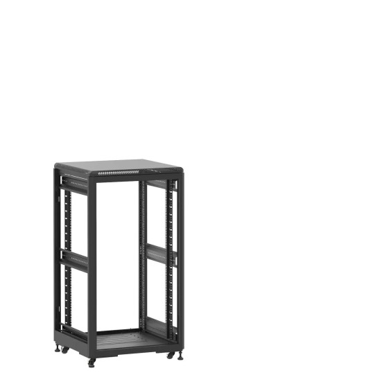 Baie de brassage 21U 600x600x1141mm (LxPxH) 500kg, Sans porte avant et arrière, Sans panneaux latéraux main product photo