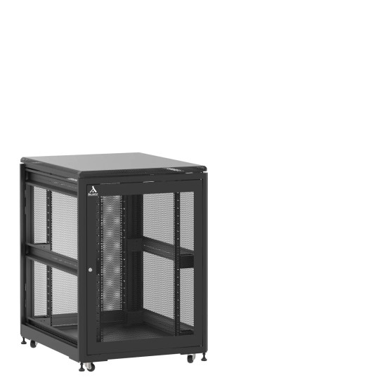 Baie 21U 800x1000mm, porte avant : Simple Nid d'Abeille, porte arrière : Simple Nid d'Abeille, sans panneaux latéraux main product photo