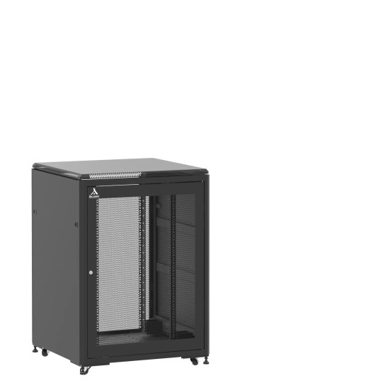 En kit - Baie 21U 800x800mm, porte avant : Simple Nid d'Abeille, porte arrière : Sans Porte, avec panneaux latéraux main product photo