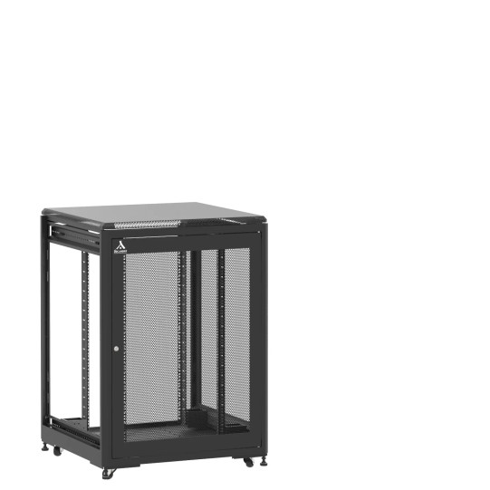 En kit - Baie 21U 800x800mm, porte avant : Simple Nid d'Abeille, porte arrière : Sans Porte, sans panneaux latéraux main product photo