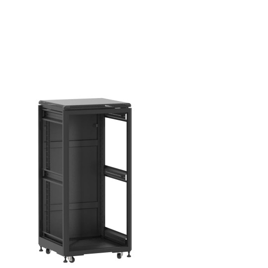 En kit - Baie 24U 600x600mm, porte avant : Sans Porte, porte arrière : Panneau Plein, sans panneaux latéraux main product photo