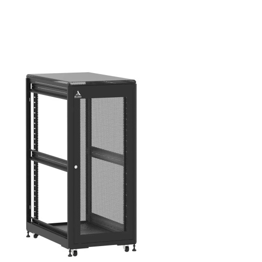 En kit - Baie de brassage 27U 600x1000x1407mm (LxPxH) 500kg, Porte avant nid d'abeille / Sans porte arrière, Sans panneaux latéraux main product photo