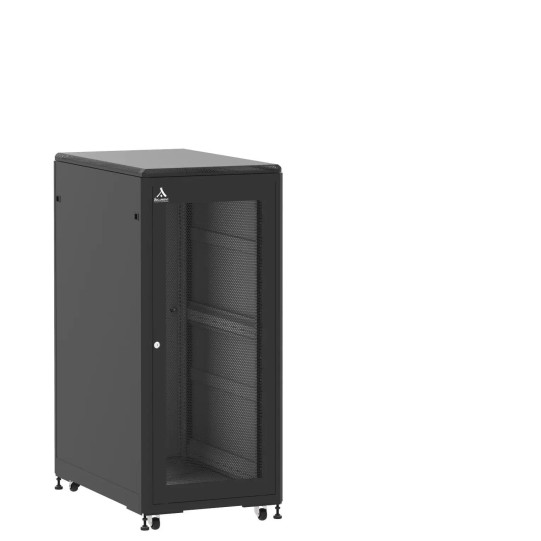 Baie de brassage 27U 600x1000x1407mm (LxPxH) 500kg, Porte avant/arrière nid d'abeille main product photo