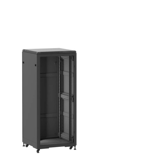En kit - Baie de brassage 27U 600x600x1407mm (LxPxH) 500kg, Sans porte avant / Porte arrière panneau plein main product photo