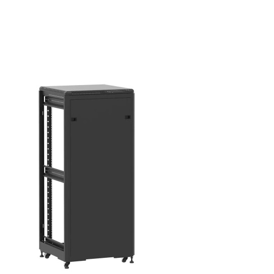 Baie de brassage 27U 600x600x1407mm (LxPxH) 500kg, Porte avant panneau plein / Sans porte arrière, Sans panneaux latéraux main product photo