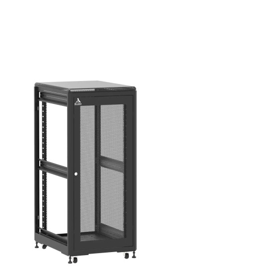 En kit - Baie de brassage 27U 600x800x1407mm (LxPxH) 500kg, Porte avant nid d'abeille / Sans porte arrière, Sans panneaux latéraux main product photo