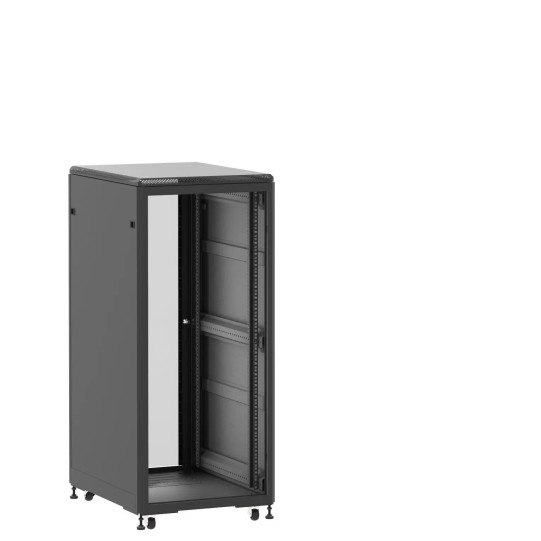 En kit - Baie de brassage 27U 600x800x1407mm (LxPxH) 500kg, Sans porte avant / Porte arrière en verre main product photo