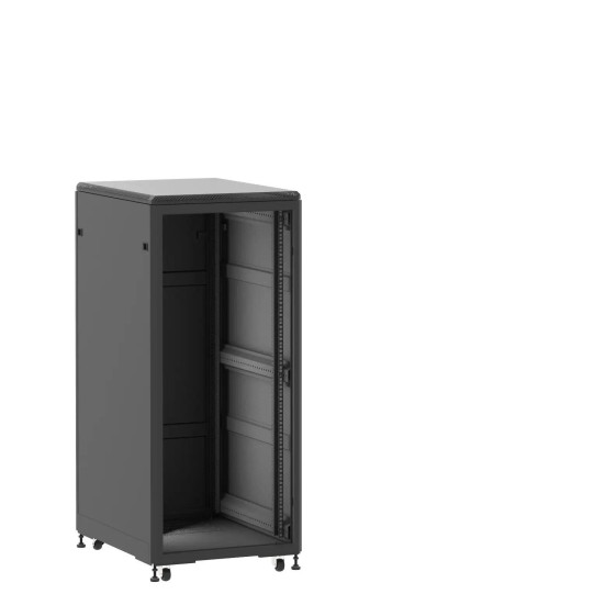 Baie de brassage 27U 600x800x1407mm (LxPxH) 500kg, Sans porte avant / Porte arrière panneau plein main product photo