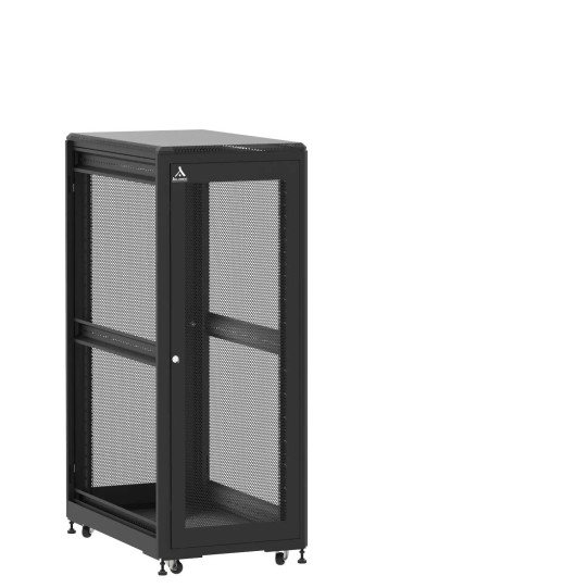 En kit - Baie de brassage 31U 600x1000x1585mm (LxPxH) 500kg, Porte avant et arrière nid d'abeille, Sans panneaux latéraux main product photo
