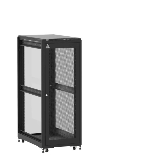 En kit - Baie de brassage 31U 600x1000x1585mm (LxPxH) 500kg, Porte avant nid d'abeille / Porte arrière en verre, Sans panneaux latéraux main product photo