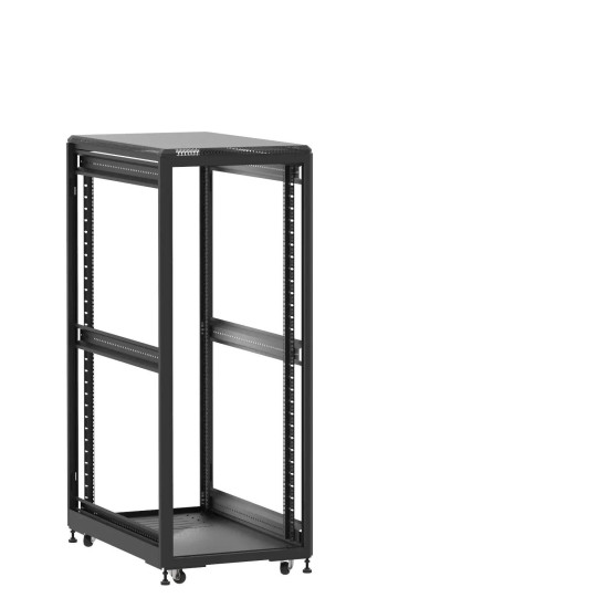 En kit - Baie de brassage 31U 600x1000x1585mm (LxPxH) 500kg, Sans porte avant et arrière, Sans panneaux latéraux main product photo