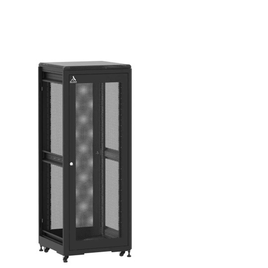En kit - Baie de brassage 31U 600x600x1585mm (LxPxH) 500kg, Porte avant et arrière nid d'abeille, Sans panneaux latéraux main product photo