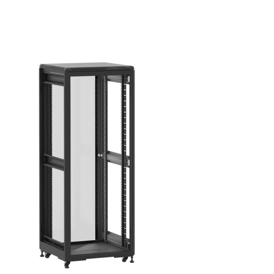 En kit - Baie de brassage 31U 600x600x1585mm (LxPxH) 500kg, Sans porte avant / Porte arrière en verre, Sans panneaux latéraux main product photo