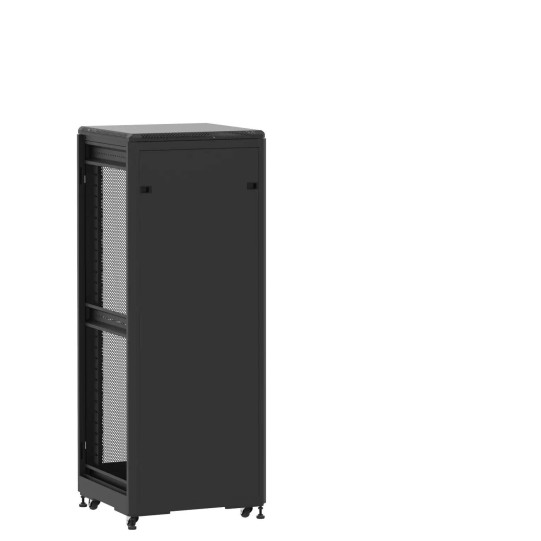 Baie de brassage 31U 600x600x1585mm (LxPxH) 500kg, Porte avant panneau plein / Porte arrière nid d'abeille, Sans panneaux latéraux main product photo