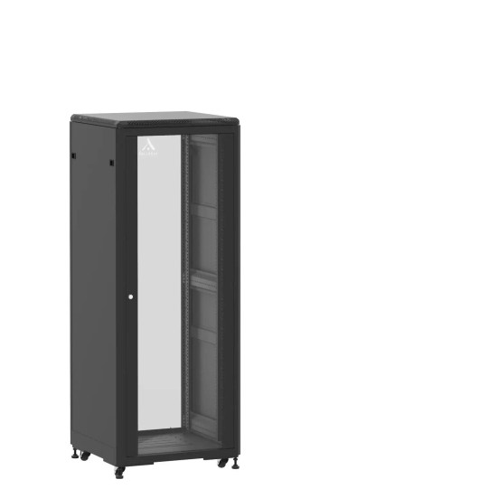 Baie de brassage 31U 600x600x1585mm (LxPxH) 500kg, Porte avant en verre / Sans porte arrière main product photo
