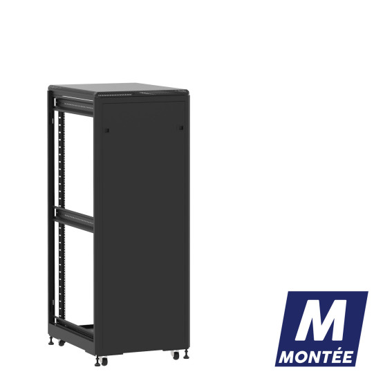 Baie de brassage 31U 600x800x1585mm (LxPxH) 500kg, Porte avant panneau plein / Sans porte arrière, Sans panneaux latéraux main product photo