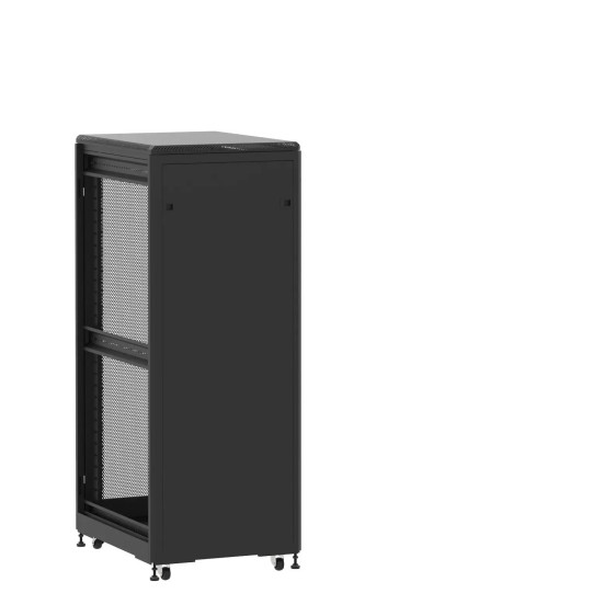 Baie de brassage 31U 600x800x1585mm (LxPxH) 500kg, Porte avant panneau plein / Porte arrière nid d'abeille, Sans panneaux latéraux main product photo