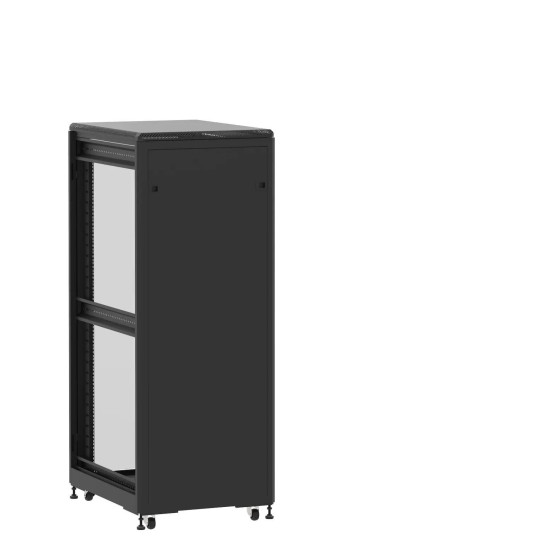Baie de brassage 31U 600x800x1585mm (LxPxH) 500kg, Porte avant panneau plein / Porte arrière en verre, Sans panneaux latéraux main product photo