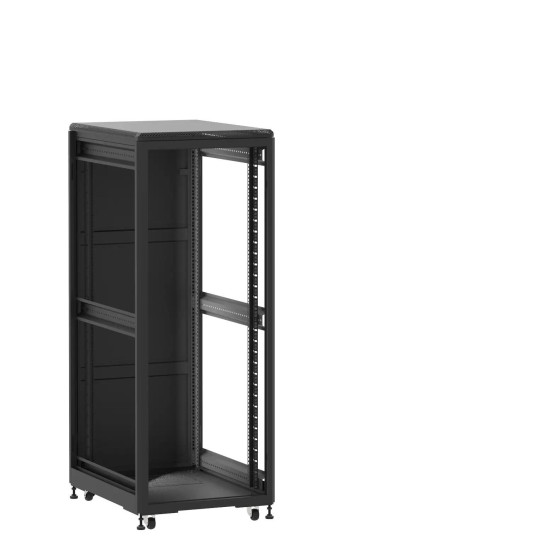 Baie de brassage 31U 600x800x1585mm (LxPxH) 500kg, Sans porte avant / Porte arrière panneau plein, Sans panneaux latéraux main product photo