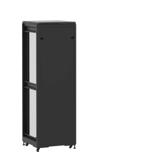 En kit - Baie de brassage 36U 600x600x1807mm (LxPxH) 500kg, Porte avant panneau plein / Porte arrière en verre, Sans panneaux latéraux main product photo