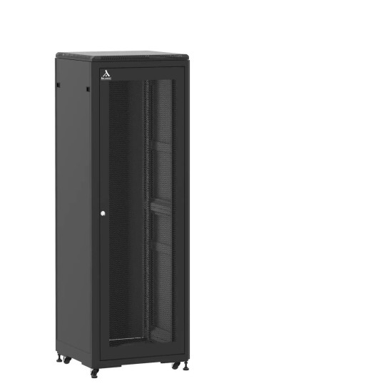 Baie de brassage 36U 600x600x1807mm (LxPxH) 500kg, Porte avant nid d'abeille / Porte arrière double pleine main product photo