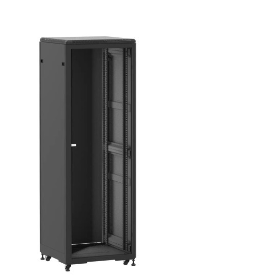 Baie de brassage 36U 600x600x1807mm (LxPxH) 500kg, Sans porte avant / Porte arrière double pleine main product photo