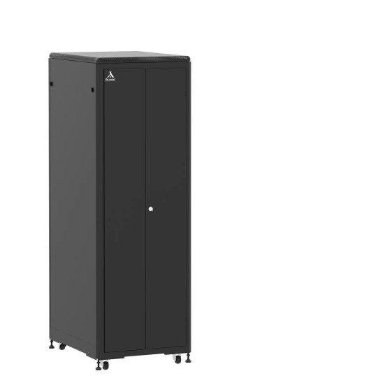 En kit - Baie de brassage 36U 600x800x1807mm (LxPxH) 500kg, Porte avant double pleine / Porte arrière nid d'abeille main product photo