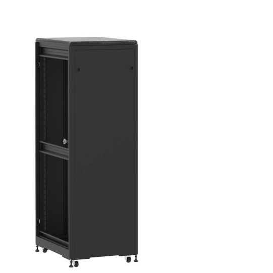 En kit - Baie de brassage 36U 600x800x1807mm (LxPxH) 500kg, Porte avant panneau plein / Porte arrière double pleine, Sans panneaux latéraux main product photo