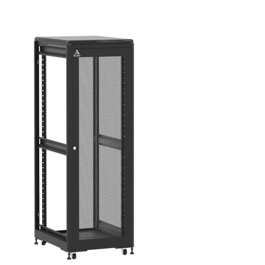 En kit - Baie de brassage 36U 600x800x1807mm (LxPxH) 500kg, Porte avant nid d'abeille / Sans porte arrière, Sans panneaux latéraux main product photo