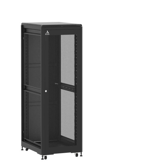 Baie 36U 600x800mm, porte avant : Simple Nid d'Abeille, porte arrière : Simple Pleine, sans panneaux latéraux main product photo