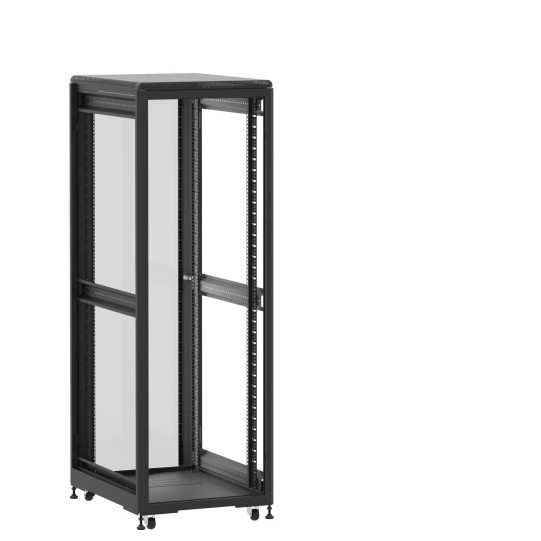Baie de brassage 36U 600x800x1807mm (LxPxH) 500kg, Sans porte avant / Porte arrière en verre, Sans panneaux latéraux main product photo