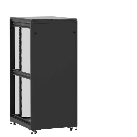 En kit - Baie de brassage 36U 800x1000x1807mm (LxPxH) 500kg, Porte avant panneau plein / Porte arrière en verre, Sans panneaux latéraux main product photo