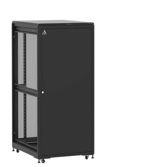 Baie 36U 800x1000mm, porte avant : Simple Pleine, porte arrière : Simple Nid d'Abeille, sans panneaux latéraux main product photo