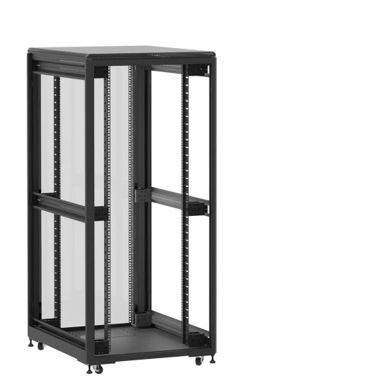 Baie de brassage 36U 800x1000x1807mm (LxPxH) 500kg, Sans porte avant / Porte arrière en verre, Sans panneaux latéraux main product photo
