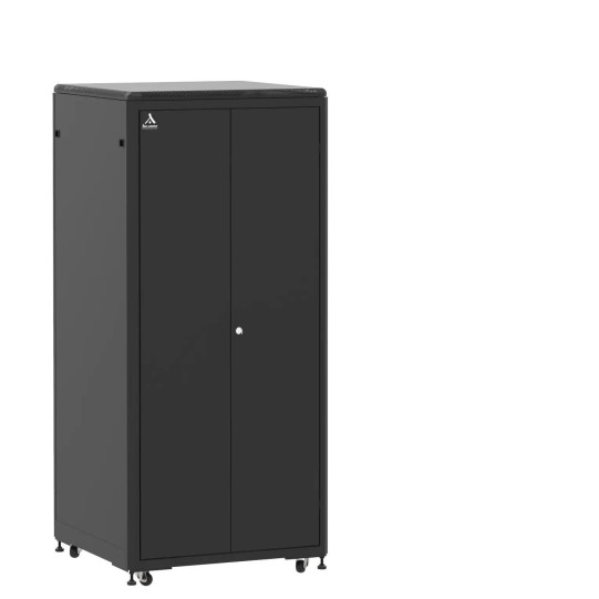 En kit - Baie de brassage 36U 800x800x1807mm (LxPxH) 500kg, Porte avant double pleine / Porte arrière nid d'abeille main product photo
